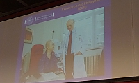 LENA Prof. Dr. med. N. Kröger mit Patient